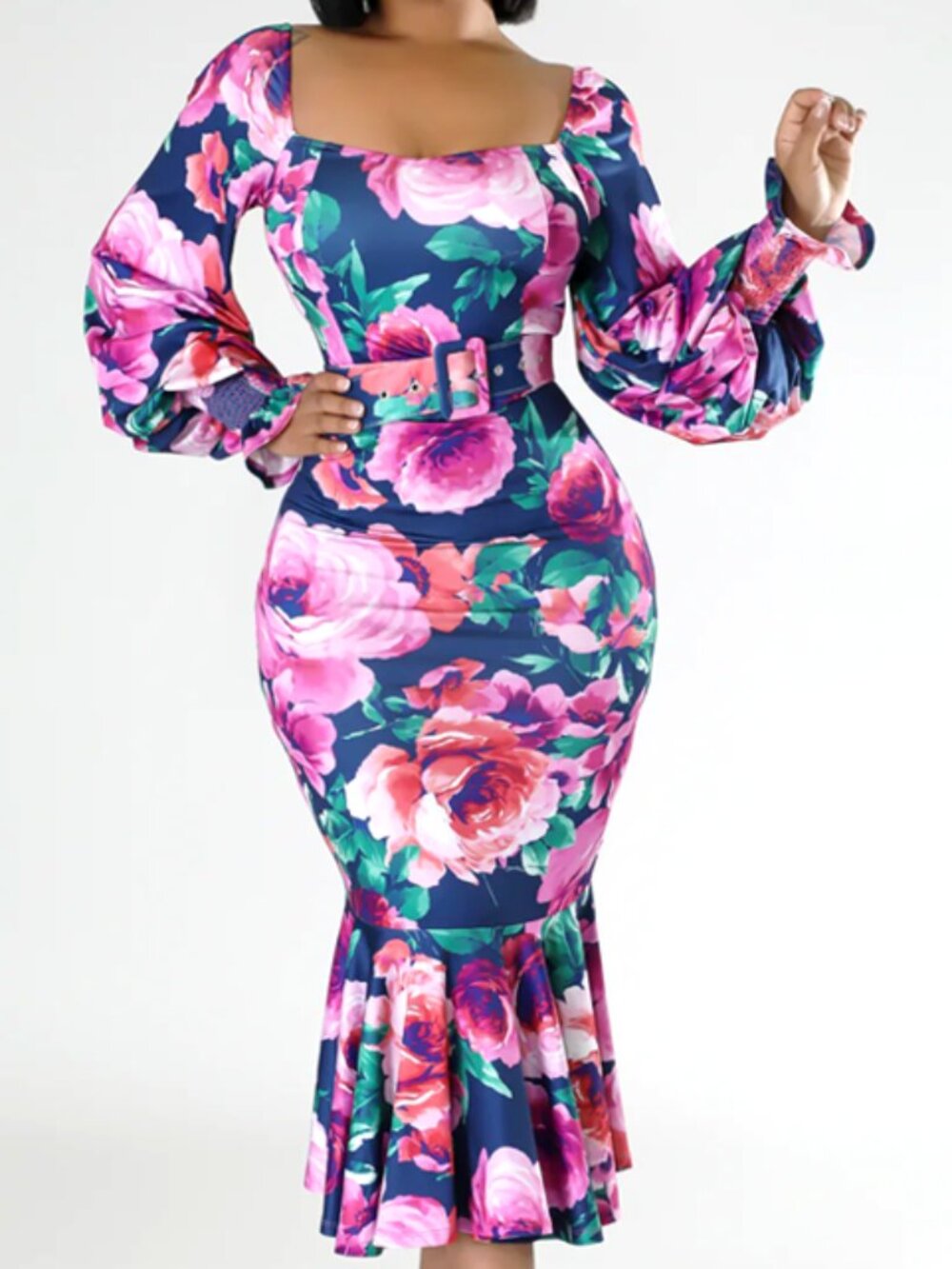 Purple Passion Midi Dress
